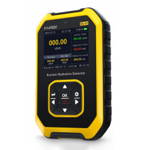 Fnirsi Gc01 Huishoudelijke/Industriële Marmeren Radioactieve Röntgen-/Gammastralingsdetector Geigerteller (Geel) Cadeaus: Geel
