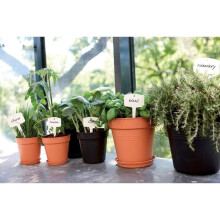 Elho Green Basics Growpot 30 - Growpot for Grow your Own - Ø 30.0 x H 27.7 cm - Black/Living Black