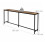 Tavolo consolle industriale, 160 cm, metallo e legno 4
