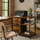 Mobile File Cabinet with 3 Drawers and Shelves 2