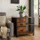 Mobile File Cabinet with 3 Drawers and Shelves 3