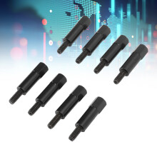 Black Valve Cover Fasteners SBC 8pk