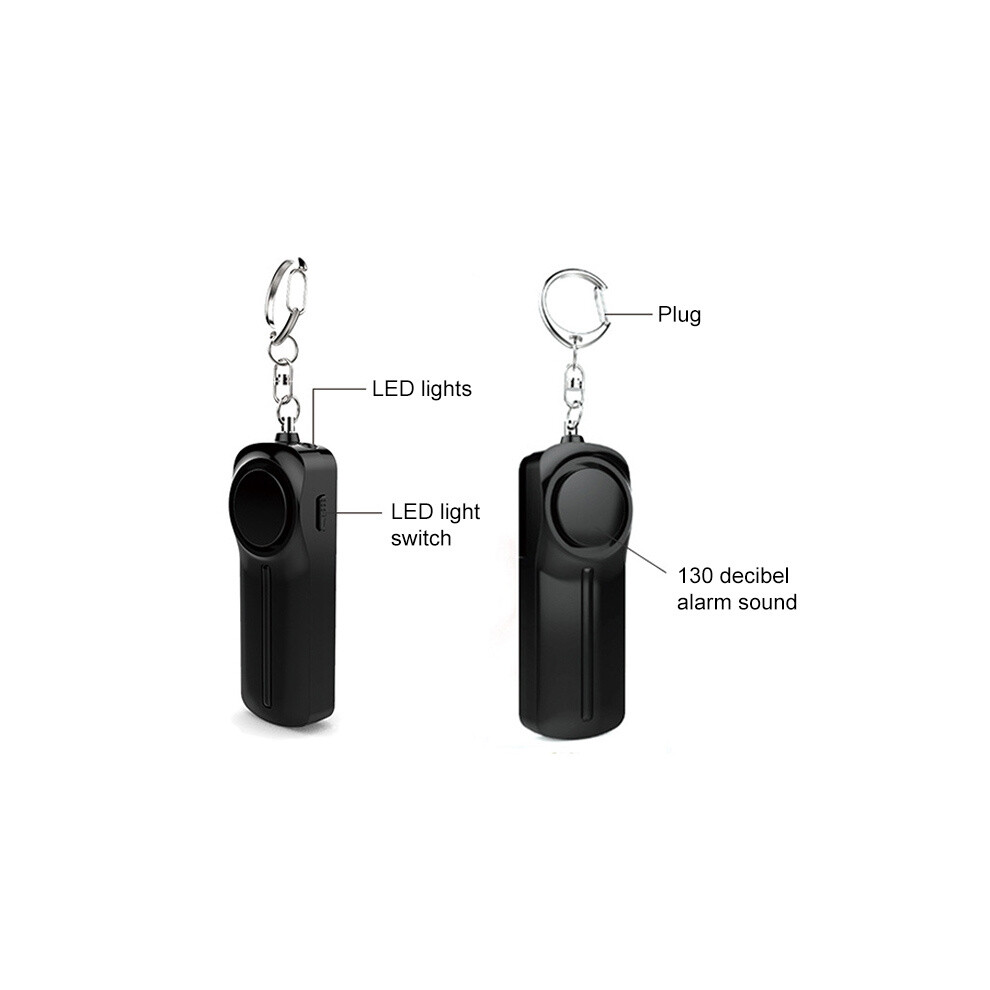 Af-9400 130Db Personal Alarm Pull Ring Women's Anti-Wolf Alarm Keychain (White) Gifts:white 9072918091471