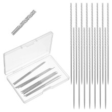 Kit de 15 Agujas Grandes para Reparar Enganches, Herramienta para Reparar Suéteres y Prendas de Punto para el Cuidado de Telas