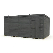 15x8 Pent Composite Shed (Single Door, No Windows)