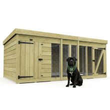 10ft x 6ft Dog Kennel & Run Treated Timber Fast & Free 2-5 Day Delivery