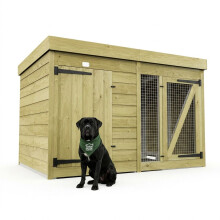 6ft x 4ft Dog Kennel & Run Treated Timber Fast & Free 2-5 Day Delivery