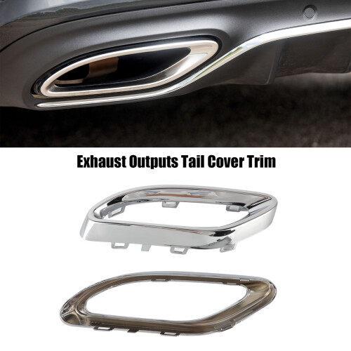 Mercedes Gloss Chrome Exhaust Trim Replacement