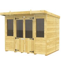 Pent Summer House 8ft x 6ft Fast & Free 2-5 Nationwide Delivery