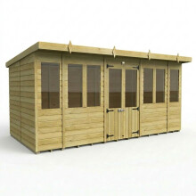 Pent Summer House 16ft x 8ft Fast & Free 2-5 Nationwide Delivery