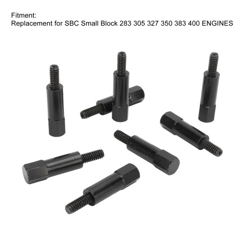 Black Valve Cover Fasteners SBC 8pk 2