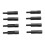 Black Valve Cover Fasteners SBC 8pk 6