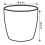 Elho brussels round 16cm flowerpot - anthracite 3