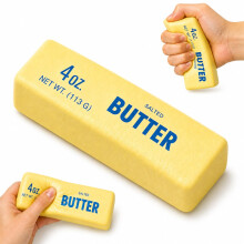 Butter Squishy, Soft Rising Squeeze Toys, Butter Stick Squishy Fidget Toys and Stress Balls Squishies for Office Desk Toys, Party Favors & Birthday G