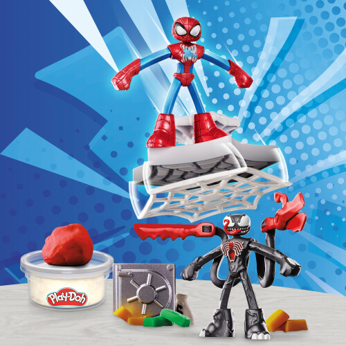 Play-Doh Play-Doh Spider-Man Launch & Slice Battle Playset 1
