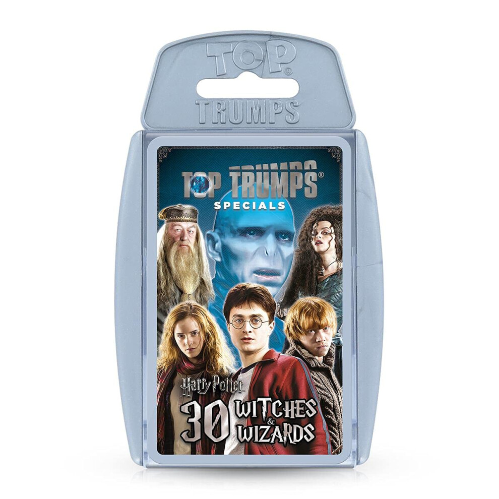 Top Trumps Harry Potter 30 Witches And Wizards Specials Card Game, Play With Ron, Hermione, Dumbledore, Snape, Hagrid, Educational Gifts For Boys And