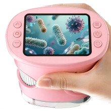 1000X Handheld Digital Microscope for Kids: Portable Miniscope with 2.0" IPS Screen - STEM Outdoor Toys for Age 4-12 - Birthday Gifts for Girls Boys