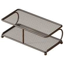 (1 piece black - 2 layers) 1pc Two-Tier Shoe Rack Durable Shoe Organizer Metal Shoe Storage Rack Standing Shoe Shelf Space-Saving Storage Shelf,