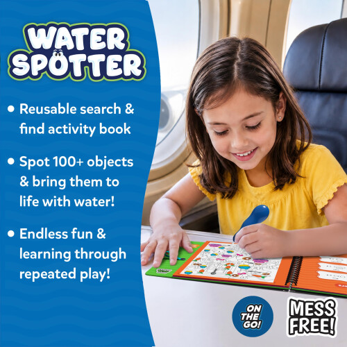 Skillmatics Water Spotter Animals, Activity Book, Stocking Stuffer for Kids 1