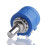 Potentiomètre rotatif à 10 tours, résistance variable, multitours de précision, bleu 1/4 6
