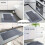 Magic Mat badkamermat grijs 15,7 x 23,6 inch 2