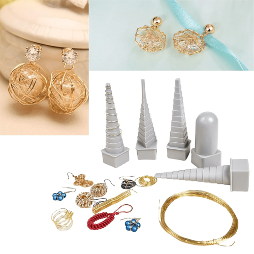 Draadpinnenmakerset, rond en vierkant, 4-delig 1