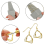 Draadpinnenmakerset, rond en vierkant, 4-delig 5