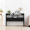 VidaXL vidaXL Sideboard Black Oak 105 x 30 x 70 cm Engineered Wood 3