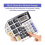 Displayräknare, 12-siffrig sol-/batteridriven, dubbel effekt 3