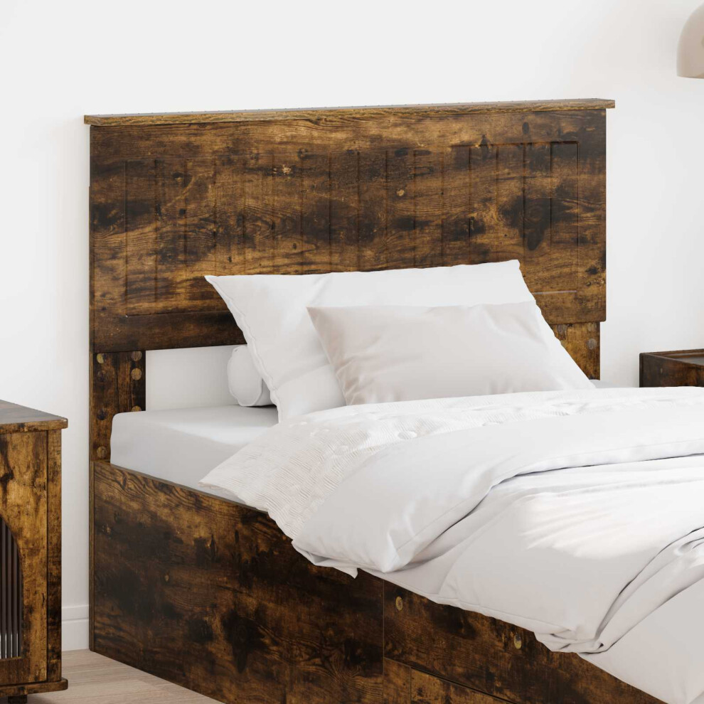 Vidaxl Headboard Smoked Oak Engineered Wood