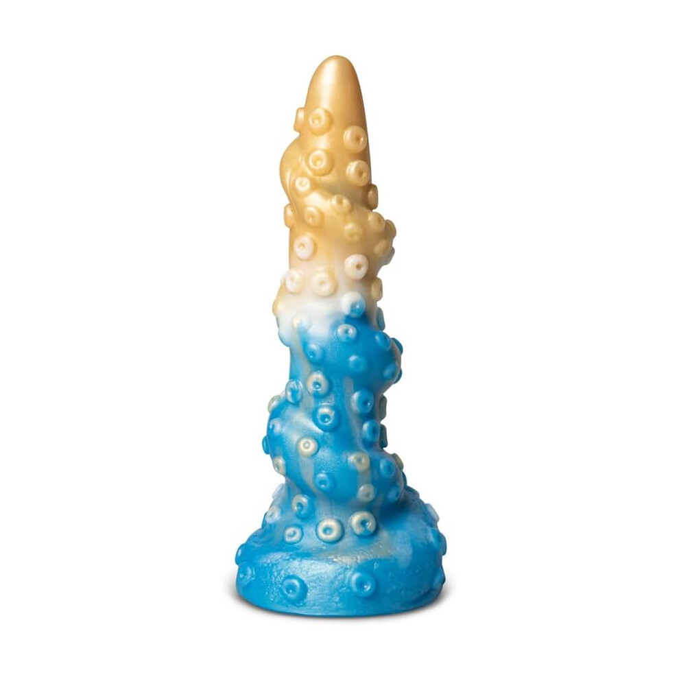 Behorny Dildo Sex Toy, Liquid Silicone Alien/Octopus Tentacle/Dragon Dildo With Suction Cup