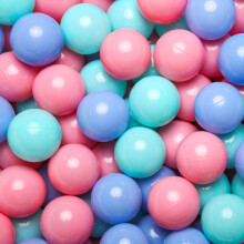 GOGOSO Ball Pit Balls for Toddler, Baby Plastic Playballs Kids Soft Pastel Non-Toxic BPA-Free, 100 Balls