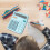 Basic 8-digit LCD mini calculator pocket size 7