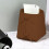 Leather Pencil Cup Key Organizer Brown 6