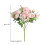 Blue artificial peony bouquet with hydrangea and wildflowers 3