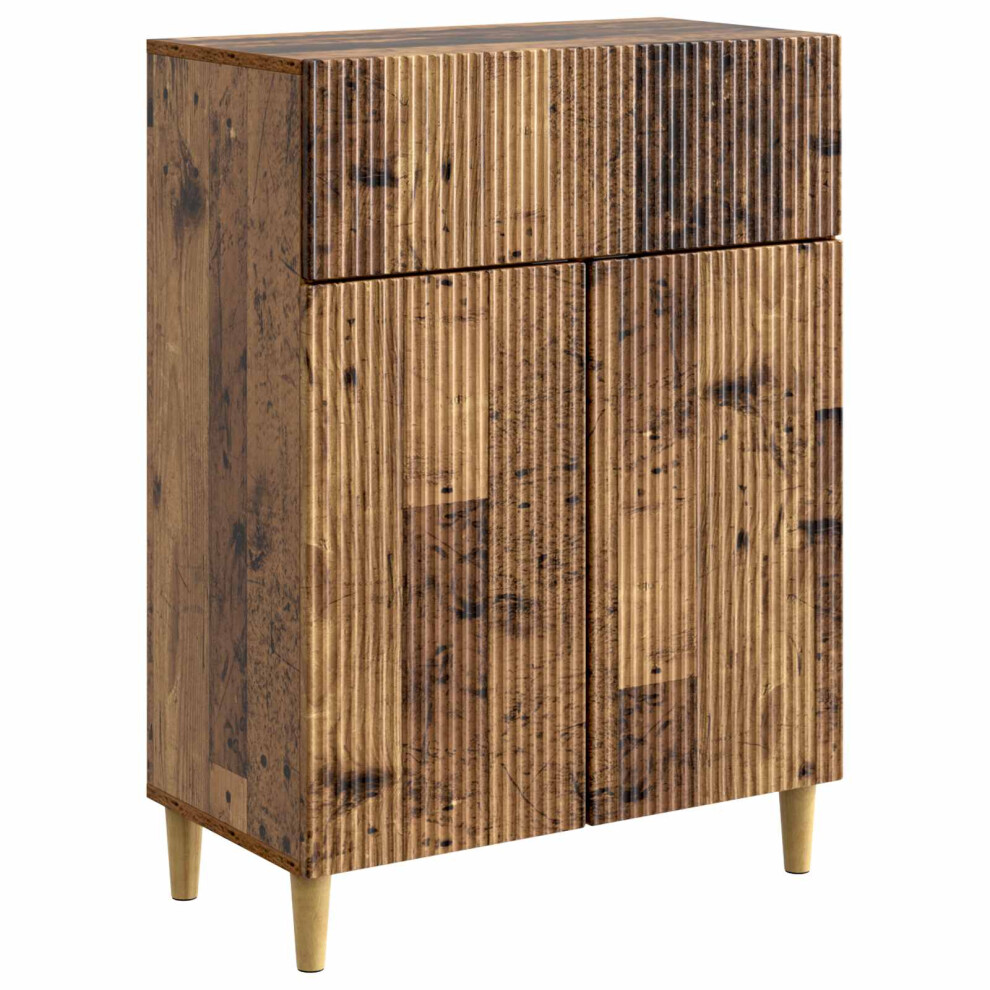 Vidaxl Sideboard Old Wood 66 X 34.5 X 90 Cm Engineered Wood
