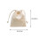 Corduroy storage bag with drawstring strap and pocket, 2
