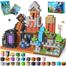 Goody King Magnetic Blocks 100PCS, Magnetic Building Tiles Cubes for Toddlers Age 3-10, STEM Montessori Construction Toys