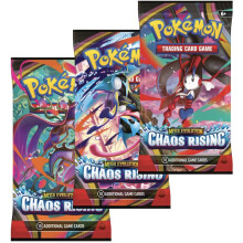 Pokémon TCG: Chaos Rising Booster Packs x3 | Pokemon Chaos Rising ME04 | Pokemon Mega Evolution Series | Perfect for Fans of Chaos Rising Booster Box