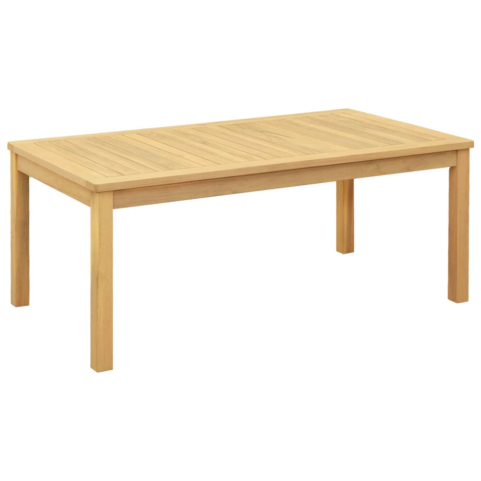 Vidaxl Coffee Table Light Acacia 110 X 60 X 45 Cm Solid Acacia Wood