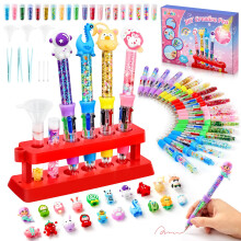 DIY Pen Making Kit, 20 Pcs Personalised Pens, Craft kit for Kids
