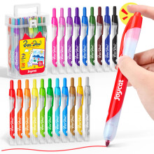 JoyCat 20-Color Washable Markers for Kids, Click Markers with Carrying Case