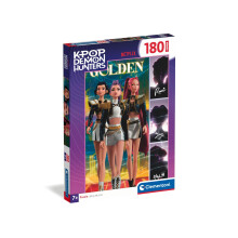 Clementoni KPOP Demon Hunters Super Puzzle 180 Pieces for Kids Age 7+, Made in Italy, More Challenging Screen Free Play, Builds Focus, Problem Solvin