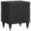 VidaXL vidaXL Bedside Cabinet Black 40 x 33 x 46 cm Solid Mango Wood 5