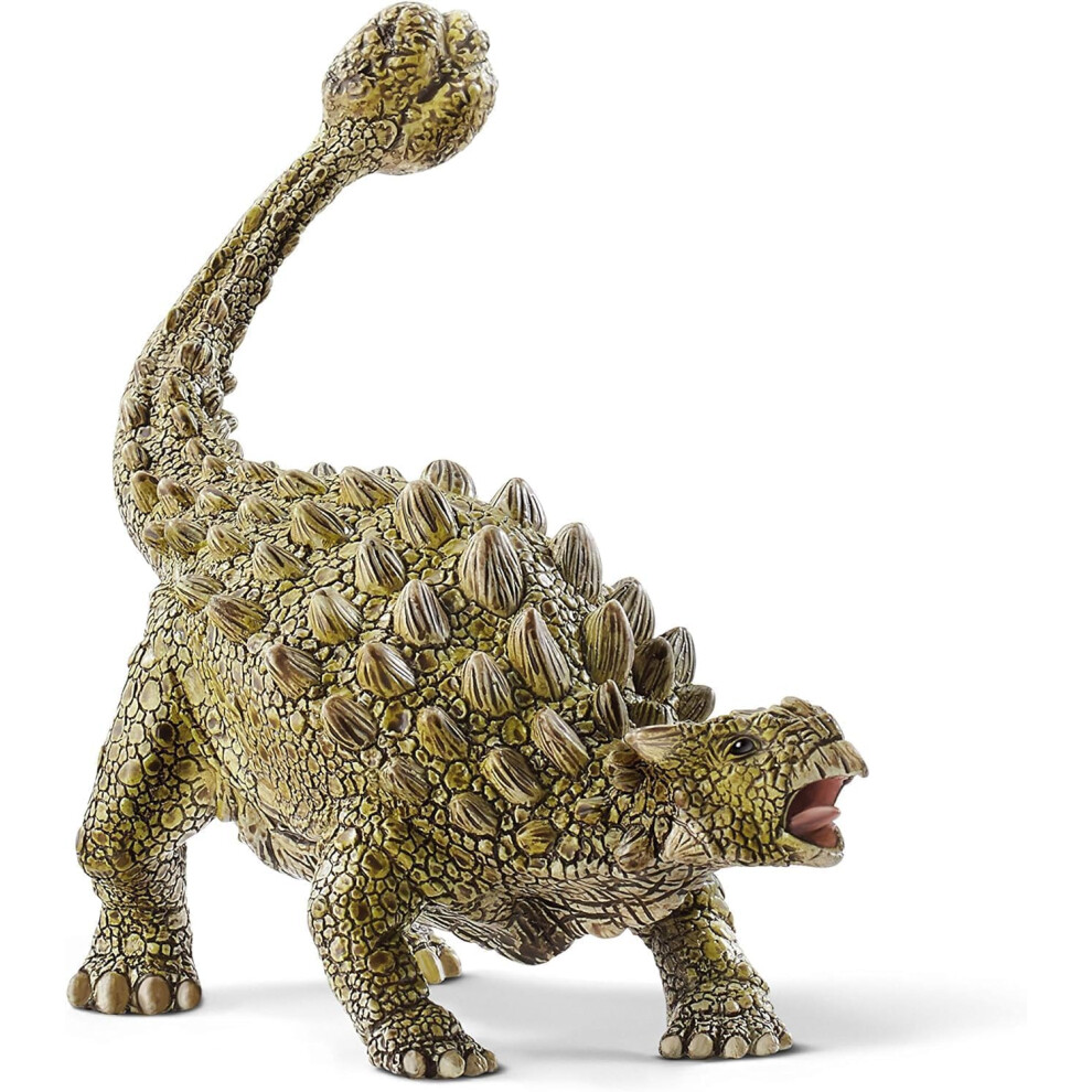 Schleich Dinosaurs - Anklyosaurus Dinosaur Figurine With Realistic Armored Body And Tail - Durable Dino Toy For Imaginative Play - Prehistoric Reptil