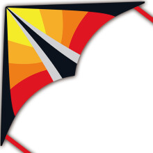 Delta Kites for Kids and Adults, Easy to Fly Kite, beginner kites for kids ages 6-10,Kite Handle and Line Included,