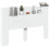 VidaXL vidaXL Storage Headboard with LED White Engineered Wood 2