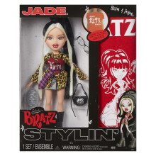 Bratz Stylin' Jade - Fashion Doll with Customisable T-Shirt for You, Comes with Accessories, Cute Toys for Girls