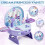 Lehoo Castle 2-in-1 Portable Dressing Table with Pretend Makeup Set 4