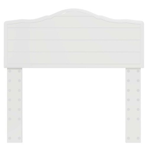 VidaXL vidaXL Headboard Gloss White Engineered wood 2